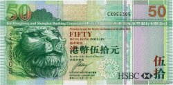 50 Dollars HONGKONG  2007 P.208d ST