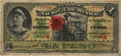1 Peso MEXICO  1913 PS.0255b