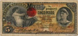 5 Pesos MEXIQUE  1909 PS.0257c TB