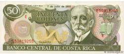 50 Colones COSTA RICA  1993 P.257a FDC