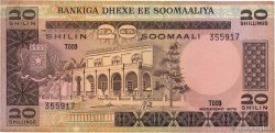 20 Shilin  = 20 Shillings SOMALIE  1978 P.23a