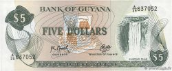5 Dollars GUYANA  1992 P.22f FDC
