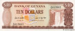 10 Dollars GUIANA  1989 P.23d