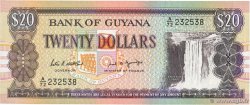 20 Dollars GUIANA  1989 P.27