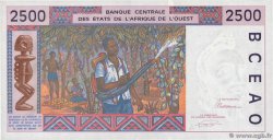 2500 Francs ESTADOS DEL OESTE AFRICANO  1993 P.112Ab SC