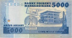 5000 Francs - 1000 Ariary MADAGASKAR  1983 P.069a fST