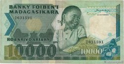 10000 Francs - 2000 Ariary MADAGASCAR  1983 P.070a BC+