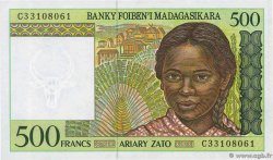 500 Francs - 100 Ariary MADAGASCAR  1994 P.075b