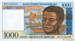 1000 Francs - 200 Ariary MADAGASKAR  1994 P.076b ST