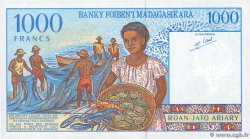 1000 Francs - 200 Ariary MADAGASCAR  1994 P.076b FDC