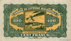 100 Francs FRENCH WEST AFRICA  1942 P.31a BB