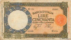 50 Lire ITALY  1942 P.057