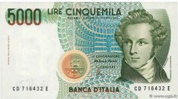 5000 Lire ITALIA  1985 P.111c AU