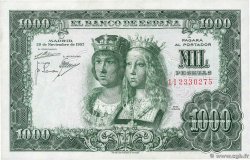 1000 Pesetas ESPAGNE  1957 P.149a
