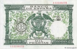 1000 Pesetas ESPAGNE  1957 P.149a SUP