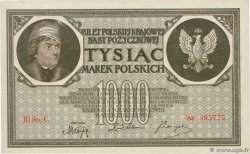 1000 Marek POLOGNE  1919 P.022c