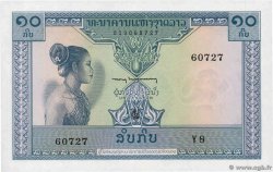 10 Kip LAOS  1962 P.10b