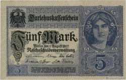 5 Mark ALLEMAGNE  1917 P.056b