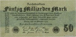 50 Milliards Mark ALLEMAGNE  1923 P.125b