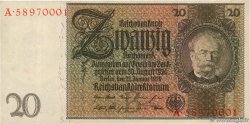 20 Reichsmark ALLEMAGNE  1929 P.181a
