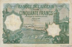 50 Francs ALGÉRIE  1936 P.080a