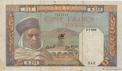 100 Francs ALGÉRIE  1940 P.085