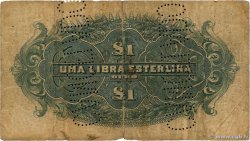 1 Libra Esterlinas MOZAMBIQUE Beira 1919 P.R07b pr.B