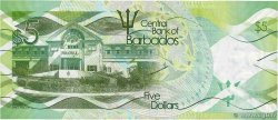 5 Dollars BARBADOS  2013 P.74a UNC