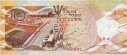 10 Dollars BARBADOS  2013 P.75a UNC