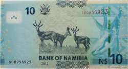 10 Namibia Dollars NAMIBIA  2012 P.11a UNC