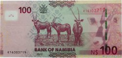 100 Namibia Dollars NAMIBIA  2012 P.14 UNC