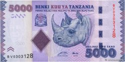 5000 Shilingi TANZANIA  2010 P.43a