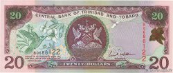 20 Dollars TRINIDAD and TOBAGO  2002 P.44b