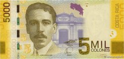 5000 Colones COSTA RICA  2009 P.276a FDC