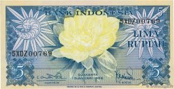 5 Rupiah INDONESIA  1959 P.065
