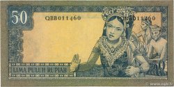 50 Rupiah INDONESIA  1960 P.085b VF
