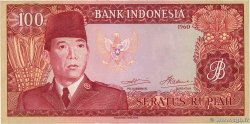 100 Rupiah INDONESIA  1960 P.086a