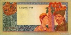 100 Rupiah INDONESIA  1960 P.086a AU-