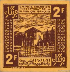 2 Francs MAROC  1944 P.43 SPL