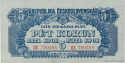 5 Korun CECOSLOVACCHIA  1944 P.046b FDC