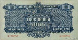 1000 Korun Spécimen TSCHECHOSLOWAKEI  1944 P.050s SS