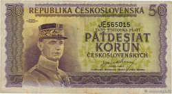 50 Korun CZECHOSLOVAKIA  1945 P.062a