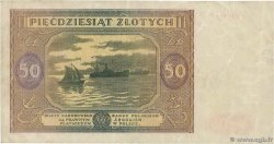 50 Zlotych POLEN  1946 P.128 fSS