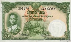 20 Baht THAILAND  1953 P.077d SS