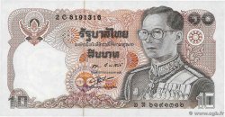 10 Baht THAILAND  1980 P.087 UNC