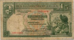 5 Pesos URUGUAY  1935 P.029a SGE