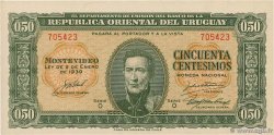 50 Centesimos URUGUAY  1939 P.034 ST