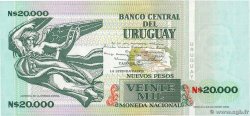20000 Nuevos Pesos URUGUAY  1991 P.069b ST