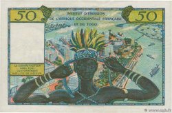 50 Francs AFRIQUE OCCIDENTALE FRANÇAISE (1895-1958)  1956 P.45 TTB+