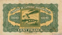 100 Francs FRENCH WEST AFRICA  1942 P.31a VF+